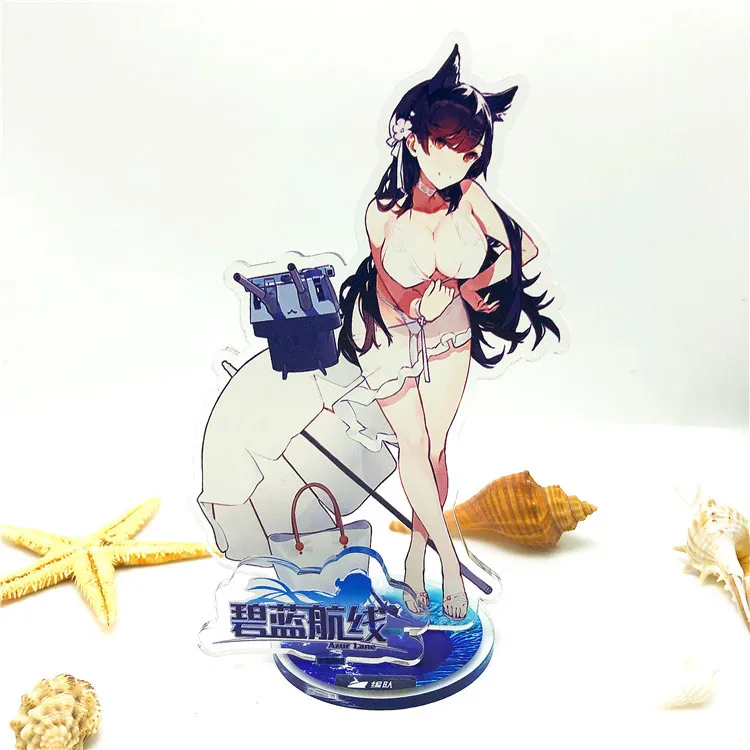 Azur Лейн игровая фигурка игрушка аниме Atago Akagi Kaga Soryu акриловая кукла 15 см Косплей игрушка сексуальная девушка украшение модель для подарка