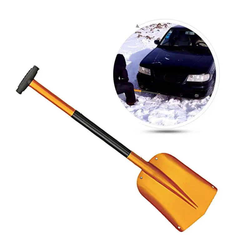 Профессиональная Выдвижная удлиненная удаление лопатка для снега машина алюминиевая большая лопата для снега инструмент для удаления автомобиля аксессуары