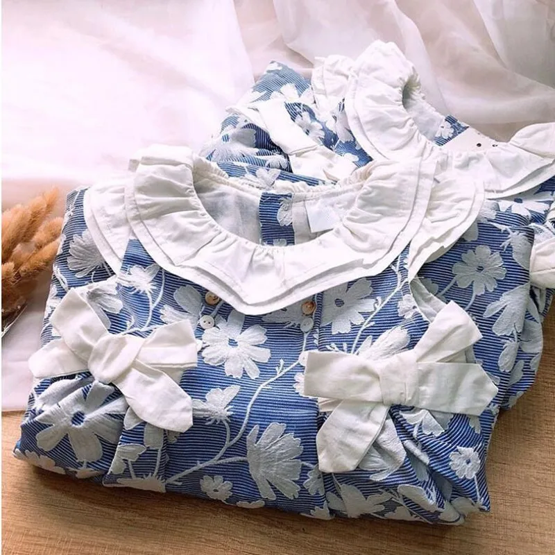 Платье с цветочным узором для маленьких девочек, детские платья без рукавов с цветочным рисунком и оборками, Свадебный бутик детской одежды, весна-осень