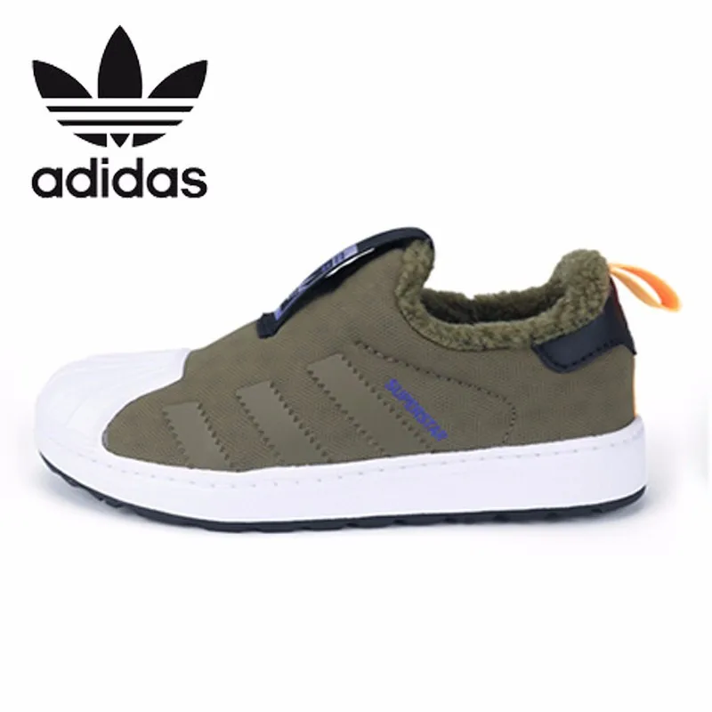 

Adidas Kids Girl Keep Warm New Pattern Clover Casual Shoes Pedal Shell Head Increase Down Non-slip #B37271