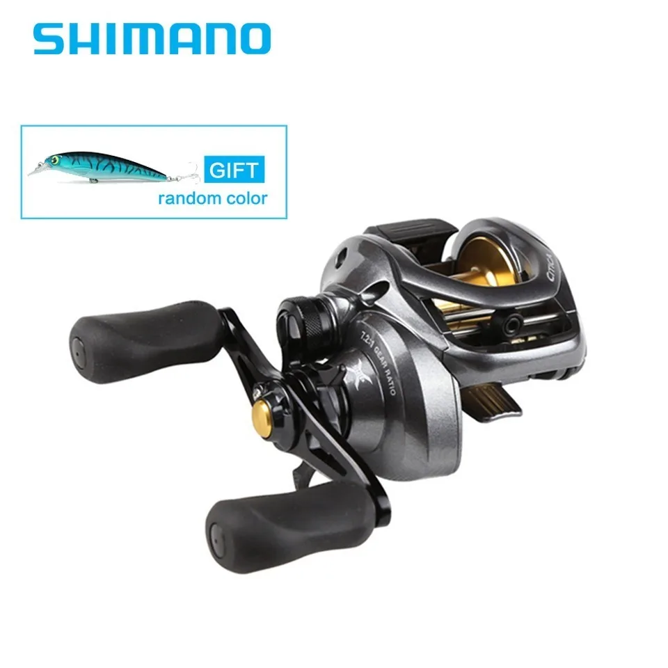 أحدث Shimano الأصلي Citica 200HG 201HG الحق مقبض اليسار مقبض الصب بكرة الانظار الصيد بكرة الطعم الصب