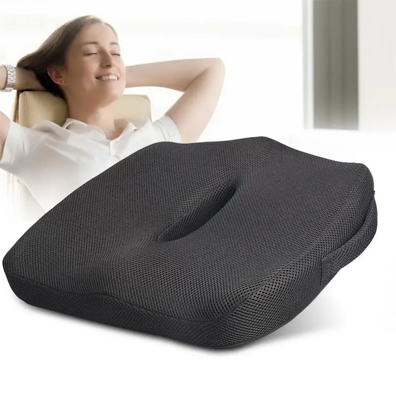 مريحة الذاكرة وسادة مقعد منفوخة يساعد مع وعرق النسا آلام الظهر للرجوع كرسي مكتب الجلوس على الأرض مريحة الذاكرة وسادة مقعد منفوخة يساعد مع وعرق النسا آلام الظهر للرجوع كرسي مكتب الجلوس على الأرض