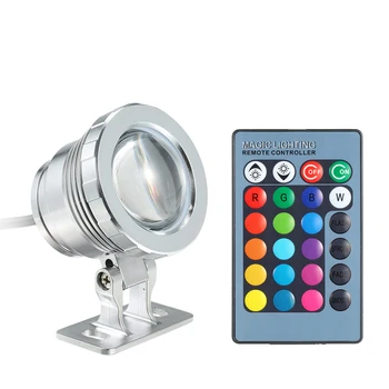 

RGB LED Underwater Light Submersible Lamp with Remote Control 16 Colors Changing IP68 Water Proof Design for Pool Aquarium Pond