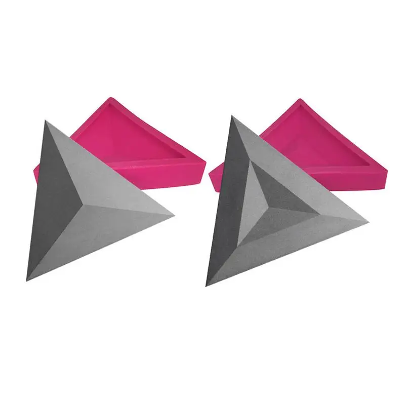 Geometric Wall Concrete Wall Molds TV Background Decoration Wall Brick Moulds Silicone Forms For DIY Wall Stone Tile Handicrafts