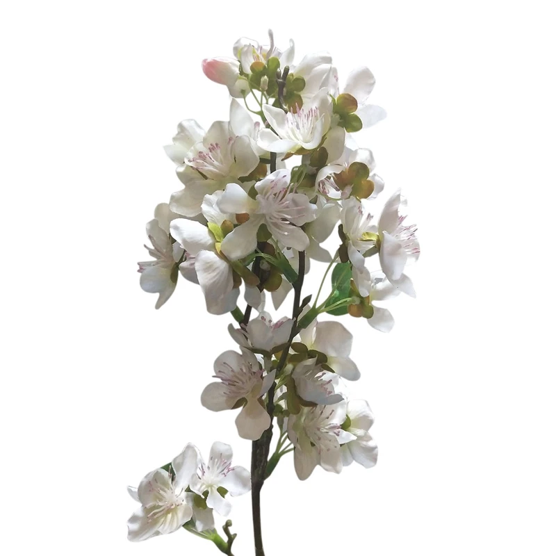 

1 PC Artificial Cherry Blossoms Japanese Flower Bridal Home Party Wedding Decoration (White)