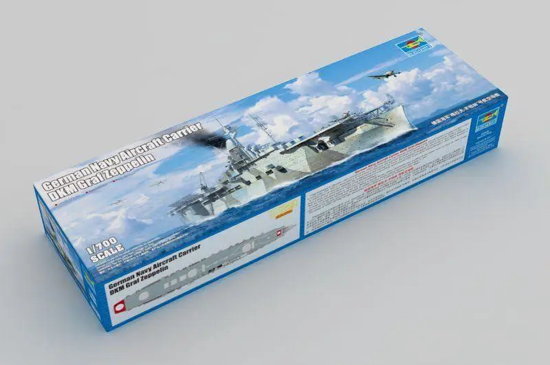 Trumpeter 1/700 06709 немецкий военно-морской авианосец DKM Graf Zeppelin | Игрушки и хобби