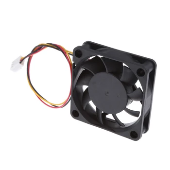 

Dovewill 4pieces 12V 3Pin 60mm Mini 6cm Fan Silent Computer Cooler Cooling Fan PC