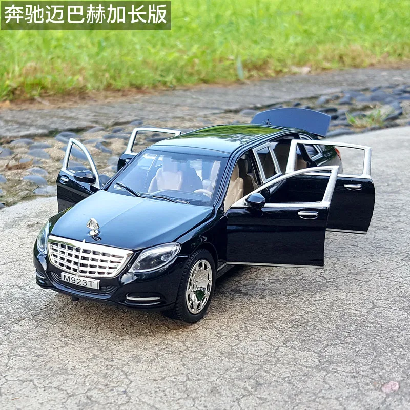 Литая металлическая Коллекционная модель автомобиля 1:24 для TheBenz Maybach S600