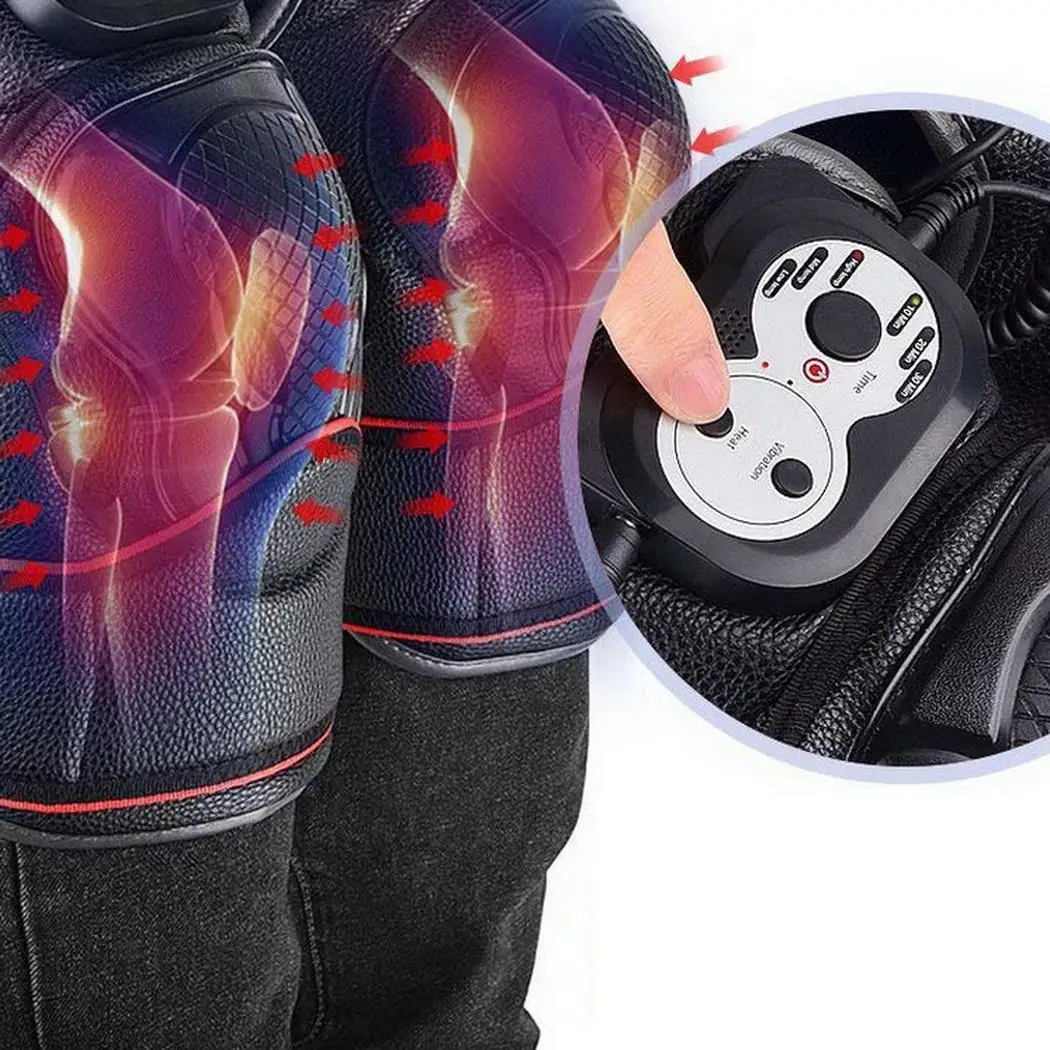 

Knee Magnetic Vibration Heating Massager Electric Heating Knee Warm Leg Warmer Knee Physiotherapy Joint Instrument