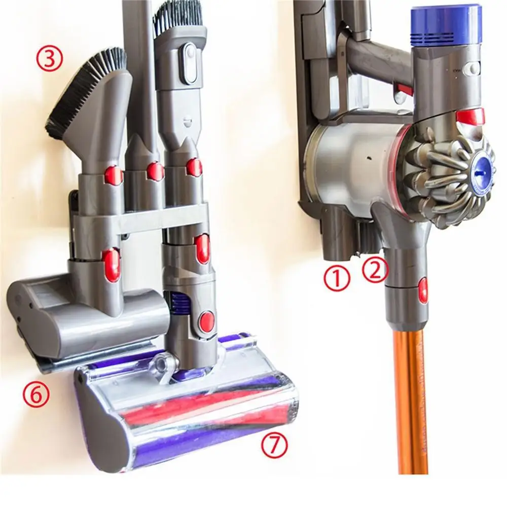 Пылесос Запчасти кронштейн для хранения Dyson V7 V8 V10 абсолютное кисть стойка