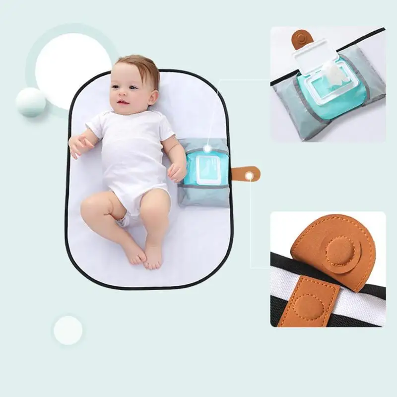 

Portable Baby Diaper Changing Mat Waterproof Infant Nappy Change Pad Foldable Kids Outdoor Travel Floor Play Pad Mother Supplies