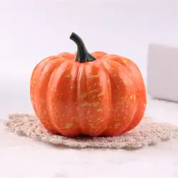 Желтый мини декоративная Тыква Хэллоуин реквизит искусственная овощи ролевые игры фотографии еда