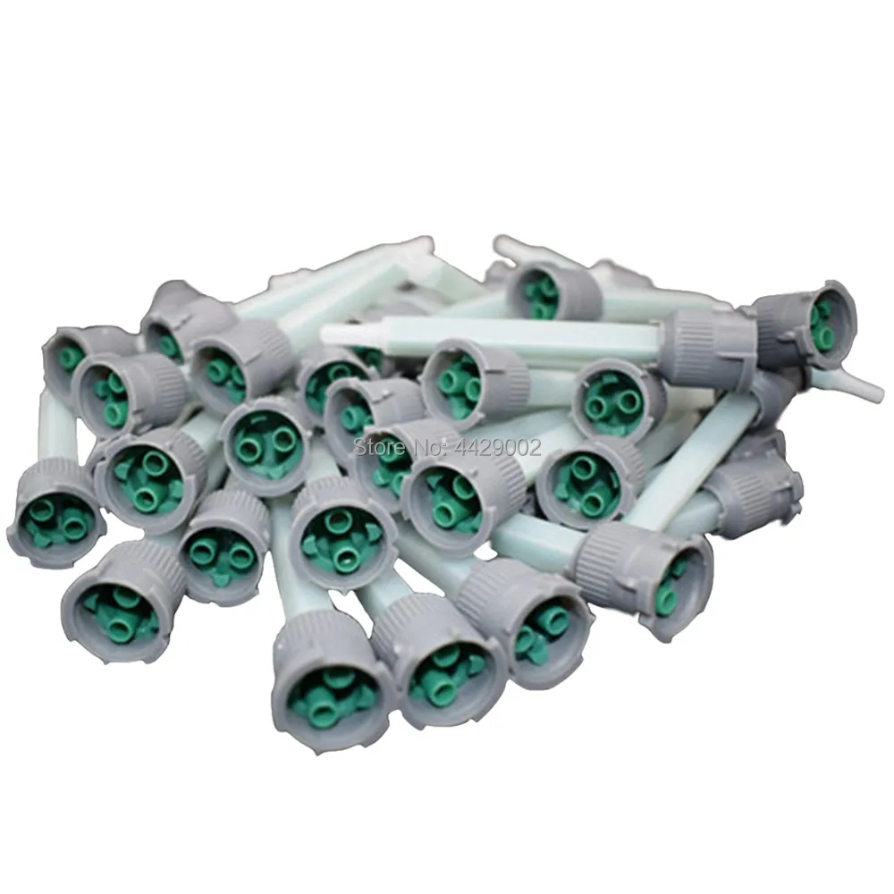 

50pcs 1:1 Epoxy Resin Mixing Nozzle AB Glue Acrylic Adhesive Static Mixer Epoxies Mixing Nozzles Tube Nozzle Applicator