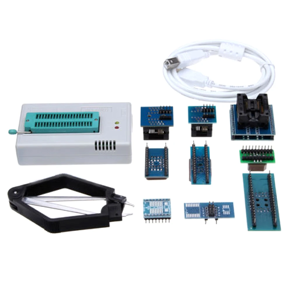 Мини TL866CS Pro USB BIOS Универсальный программатор набор высокоскоростной MCU с 9 шт.