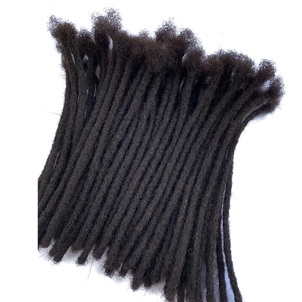 YONNA человеческие волосы дреды микрозамки сикерлоки дреды для наращивания волос 60 локов полностью ручной работы 0,4 см Ширина