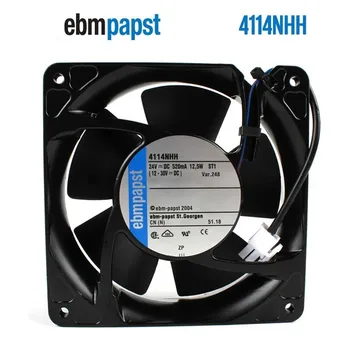 

Ebm Papst 4114NHH / 4114NHHR DC 24V 120x120x38mm Server Square Cooling Fan