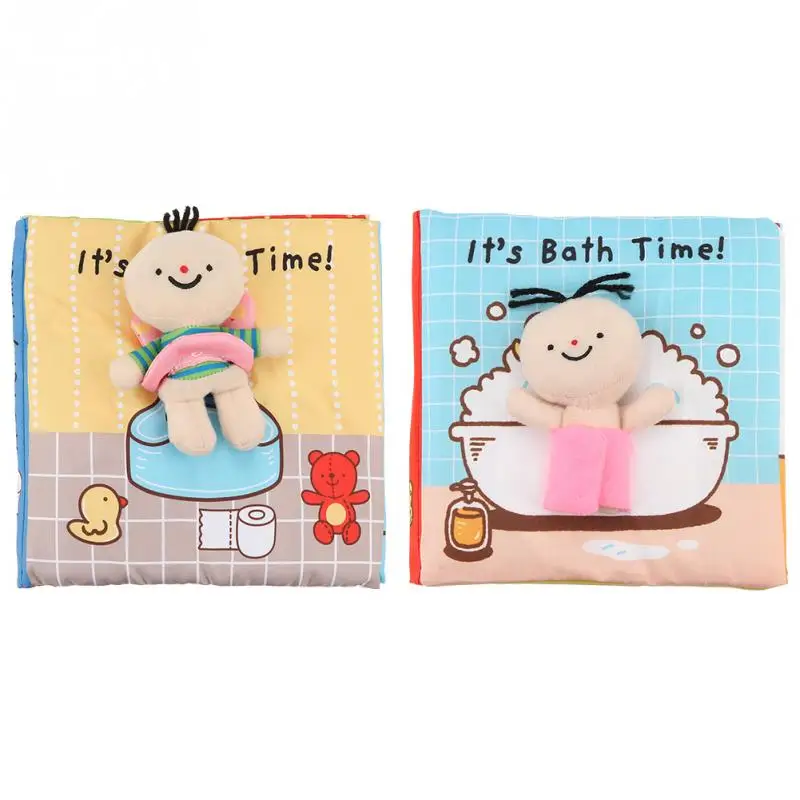 

Soft 3D Baby Cloth Book Infant Early Cognitive Development Educational Book Washable Baby Develop Intelligence Book Learning Toy