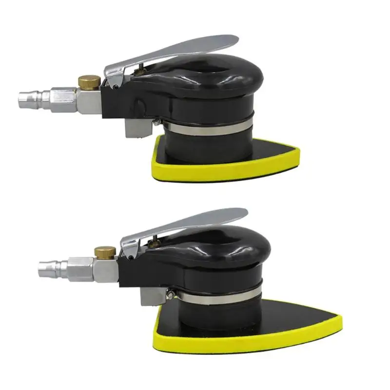 

Triangle Pad Pneumatic Sander Sandpaper Eccentric Orbital Air Polisher Woodworking Metal Surface Grinding Machine Polishing Tool