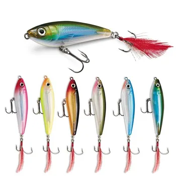 

Mavllos Floating Pencil Hard Fishing Bait 8cm 12g Treble Sharp Hooks 3D Lifelike Simulation Artificial Carp Fishing Lure