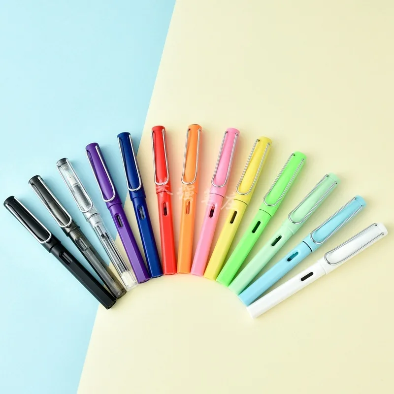 

Metal Fountain Calligraphy Glass Dip Pen Multicolor School Office Supplies Stationery Elegant For Writing High Quality Ink Gift
