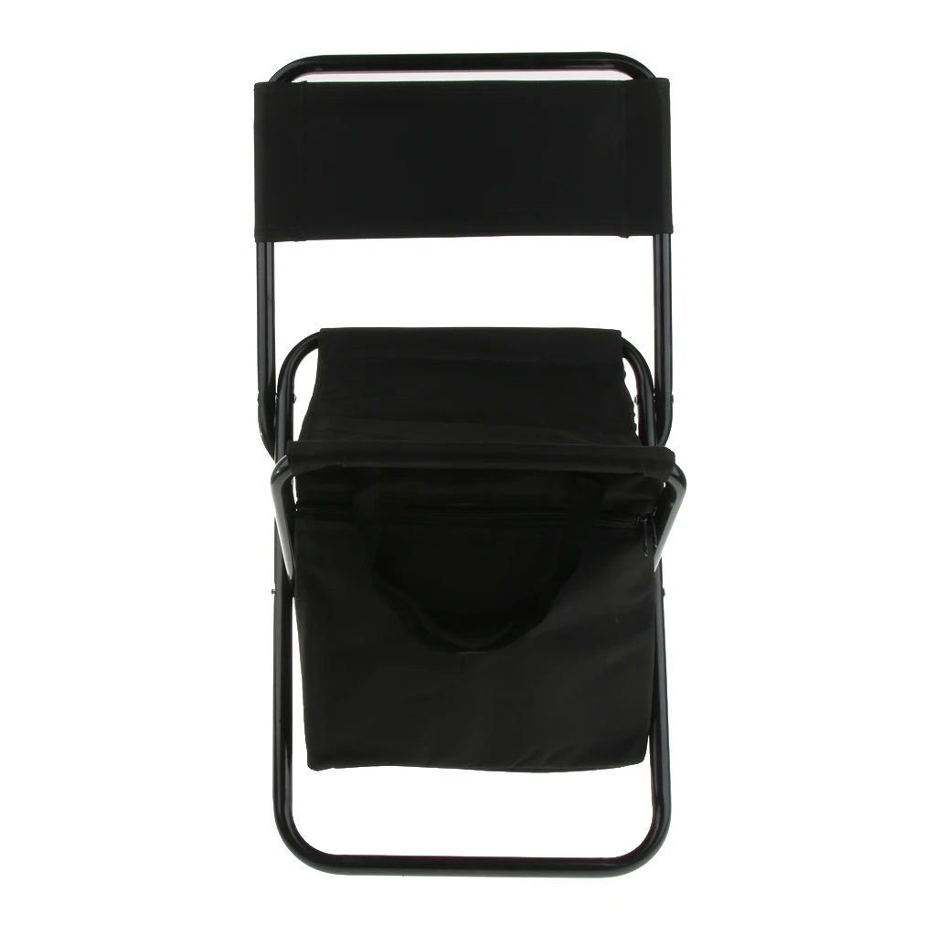 

Portable Backpack Folding Chair with Cooler Bag for Fishing, Beach, Camping