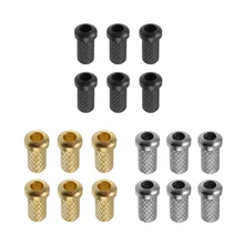 6 шт. прочные железные электрогитары струнные крепления через корпус наконечники втулки гитарные части отличный Feplacement 9x5 мм