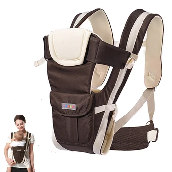 

0-30 Months Baby Carrier Ergonomic Kids Sling Backpack Pouch Wrap Front Facing Multifunctional Infant Kangaroo Bag