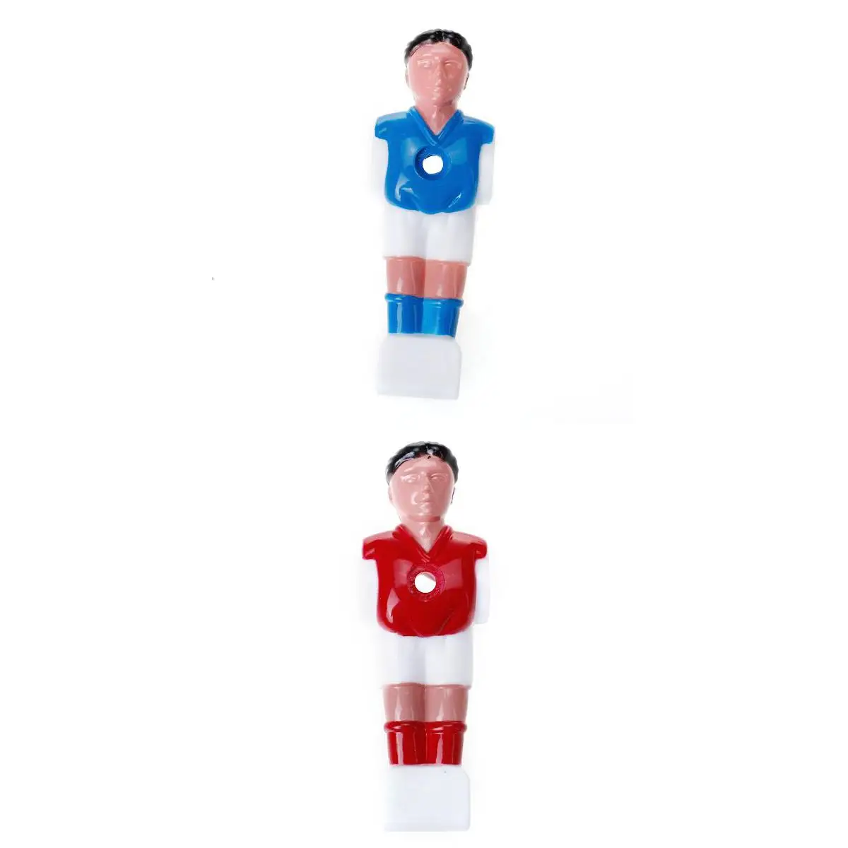 

2pcs Red&Blue Foosball Soccer Football Table Man Guys Player Replacement Fussball for Tournament Style Soccer Men