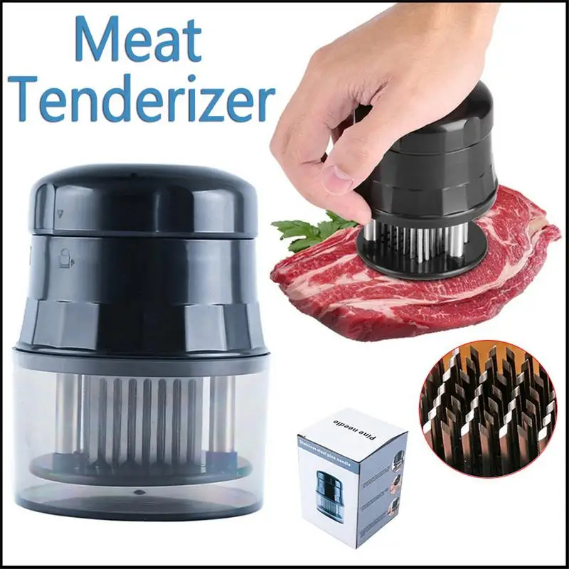 

Home Kitchen Manual Tools 56 Needles Stainless Steel Blade Steak Pork Press for Chef Cutlets Meat Tenderizer For Meat