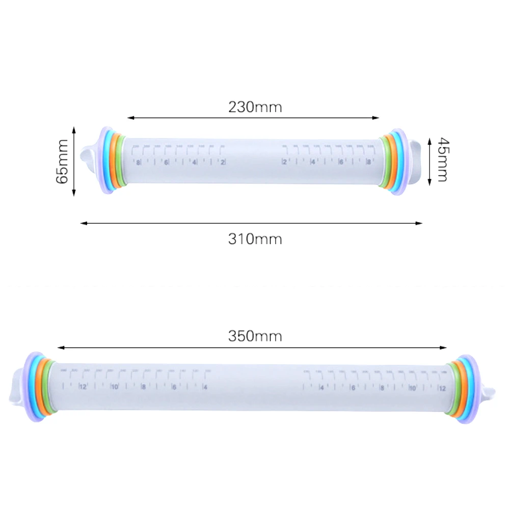 Многофункциональная толщина Регулируемая Кондитерская скалка для теста тиснение выпечки печенье ролик для лапши кухонные инструменты аксессуары