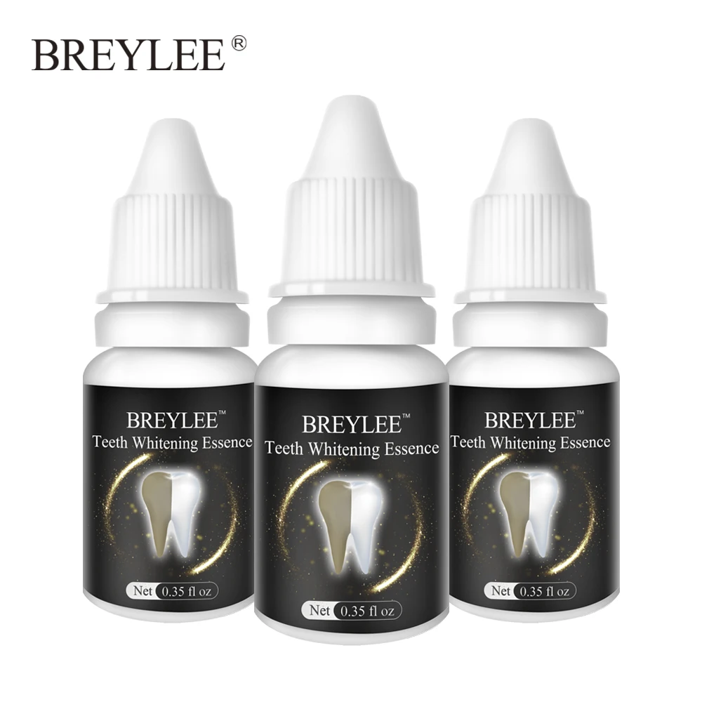

Breylee Teeth Whitening Essence Oral Hygiene Cleaning Serum White Gel Teeth Care Tooth Bleaching Dental Tools Perfect Smile 3pcs
