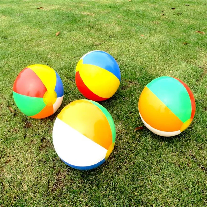 Новинка 23 см красочные надувные пляжные игрушки мяч плавание в воде игрушки для детей Детские аксессуары для плавания Водные развлечения