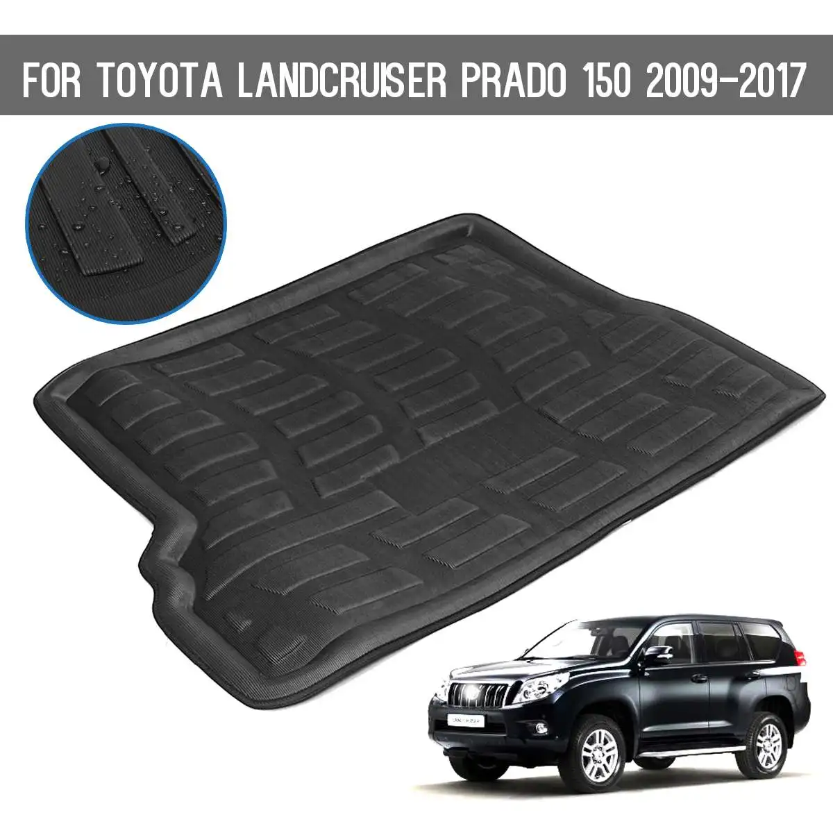 ANTIDESLIZANTE Alfombra Protector Bandeja maletero TOYOTA VERSO desde 2009