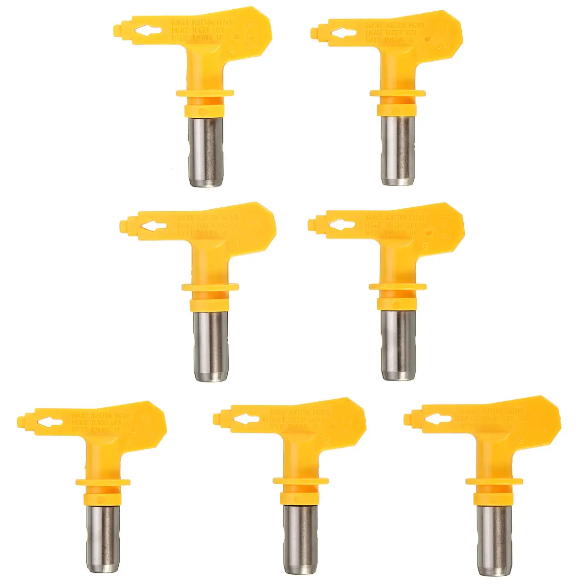 Yellow Series 2 Airbrush Nozzle For Painting Airless Paint Spray G un
