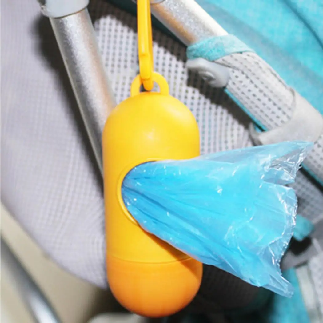 

Portable Plastic Baby Diaper Disposable Garbage Bag Solid Box Household Home Storage Container Garbage Bag Collect Random Sent