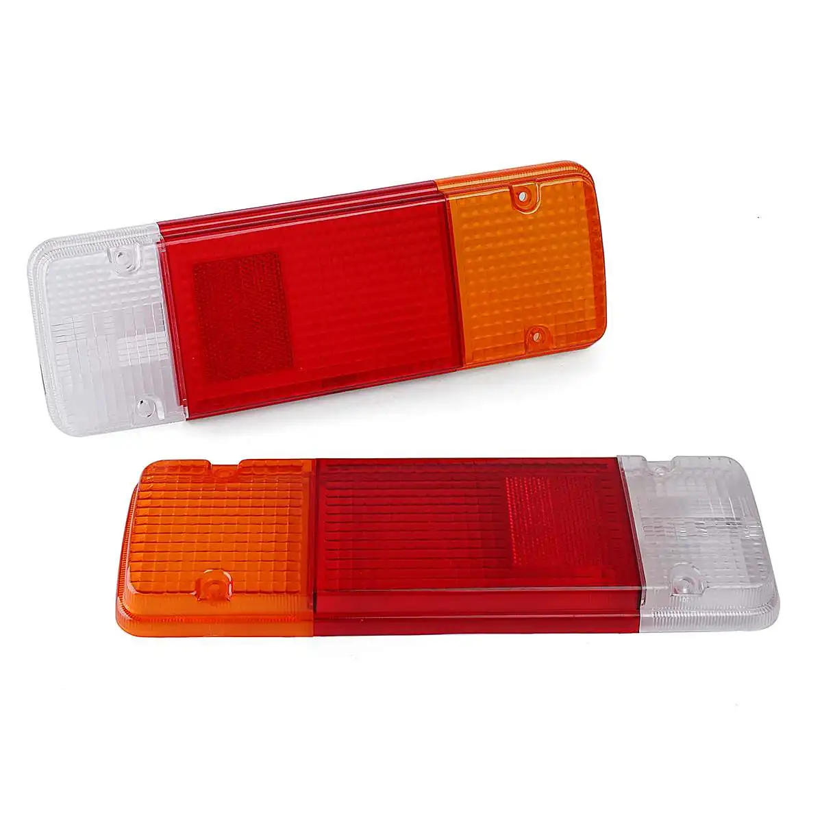 

New Pair Rear Tail Light Lens White+Red+Amber Car Rear Tail Light for Toyota Hilux Landcruiser Ute Lens Rear Lamps