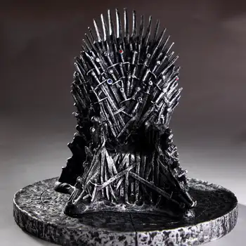 16cm The Iron Throne Model Figure Toy Game of Thrones PVC Figures Song Of Ice And Fire Sword Chair Iron Throne Collective Toys  