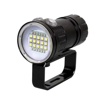 

LED Diving Flashlight 18000LM 6 XPE Red/Blue R5 +15 White XML2 Bracket Torchlight IPX8 Underwater 80m Torch Photography Lamp