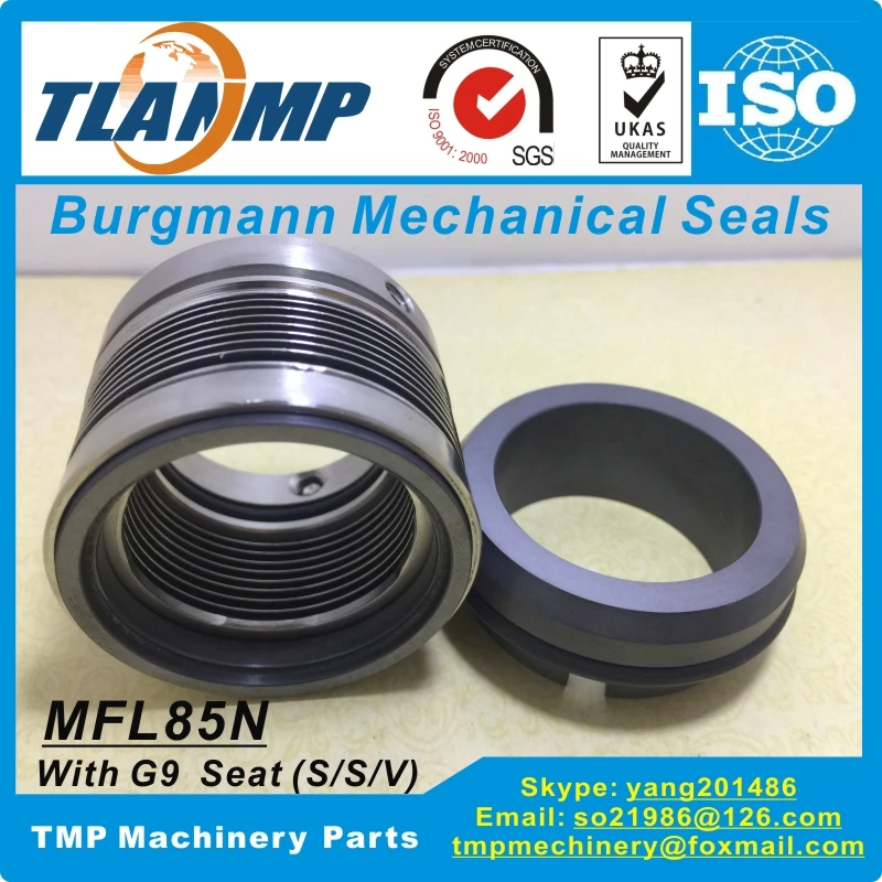 MFL85N 75 Burgmann металлические bellow механические уплотнения (Материал: S/V) MFL85N/75 G9