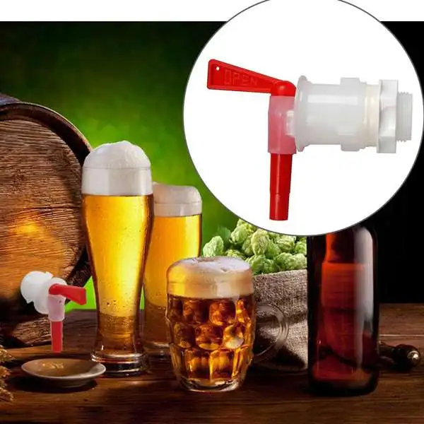 

Beer Brew Bottling Bucket Plastic Spigot,Beer Tap Replacement Homebrew Beer Bucket Plastic Spigot,3 Pcs/Lot