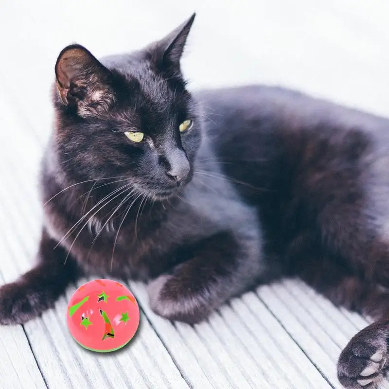 Котенок питомец игровые шарики нетоксичный пластиковый Колокольчик колокольчик