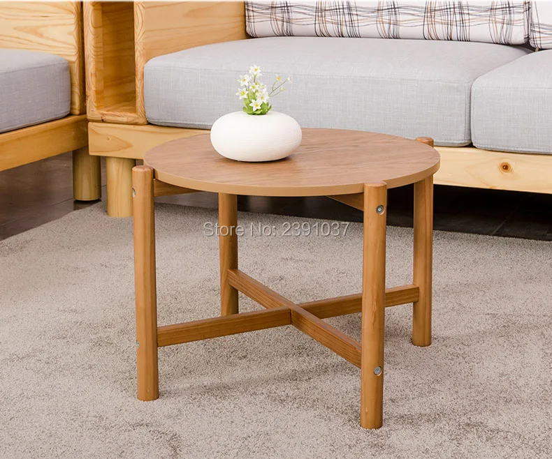 Japanese style coffee round table, round furniture, modern minimalist tatatami, tea house, coffee shop, low table, solid wood