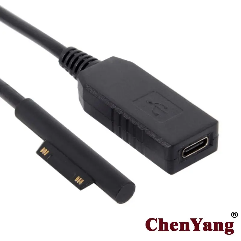

Zihan USB 3.1 Type C USB-C Female DC 12-15V to Surface Pro3 Pro4 Pro5 Pro6 Book Charge Cable