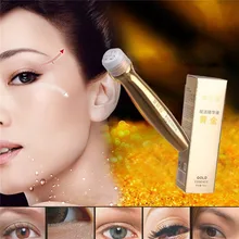 24 К золото рулон на коллагене Hydra Увлажняющий гель для глаз Удалить мешок для глаз против отечности темные круги удалить против морщин уход