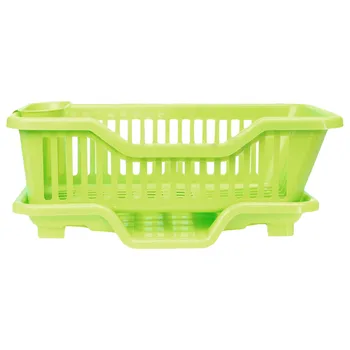 

Kitchen Sink Dish Plate Utensil Drainer Drying Rack Holder Basket Organizer Tray
