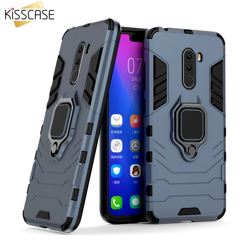 Чехол для телефона KISSCASE Armor Xiaomi Mi8 Mi A1 A2 8 5X 6X Pocophone F1 магнитный автомобильный