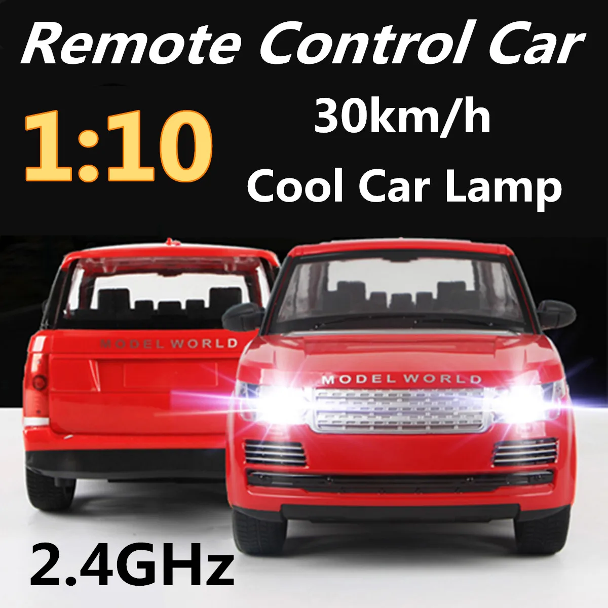 

1:10 Scale RC Car 2.4GHz Remote Control Car Toy Radio Control Car Model Toys For Children Boys Gifts Kids SUV Vehicle Toy