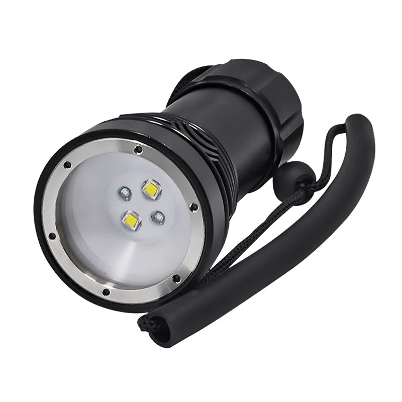 

CLAITE Q34 2xL2 +2xXPE LED 3000LM 3 Modes 100 Meters Underwater Dive Light LED Flashlight 32650 Battery