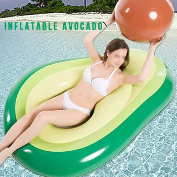 

Giant Inflatable Floating Row New Avocado Inflatable Floating Row Summer Beach Swimming Floating Row Adult Party Toys