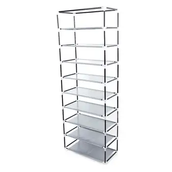 

9 layers Shoe rack Cabinet Frame Can be Moved Detachable Non-woven Shoe Rack Living Room Saving Space Shoe Organizer